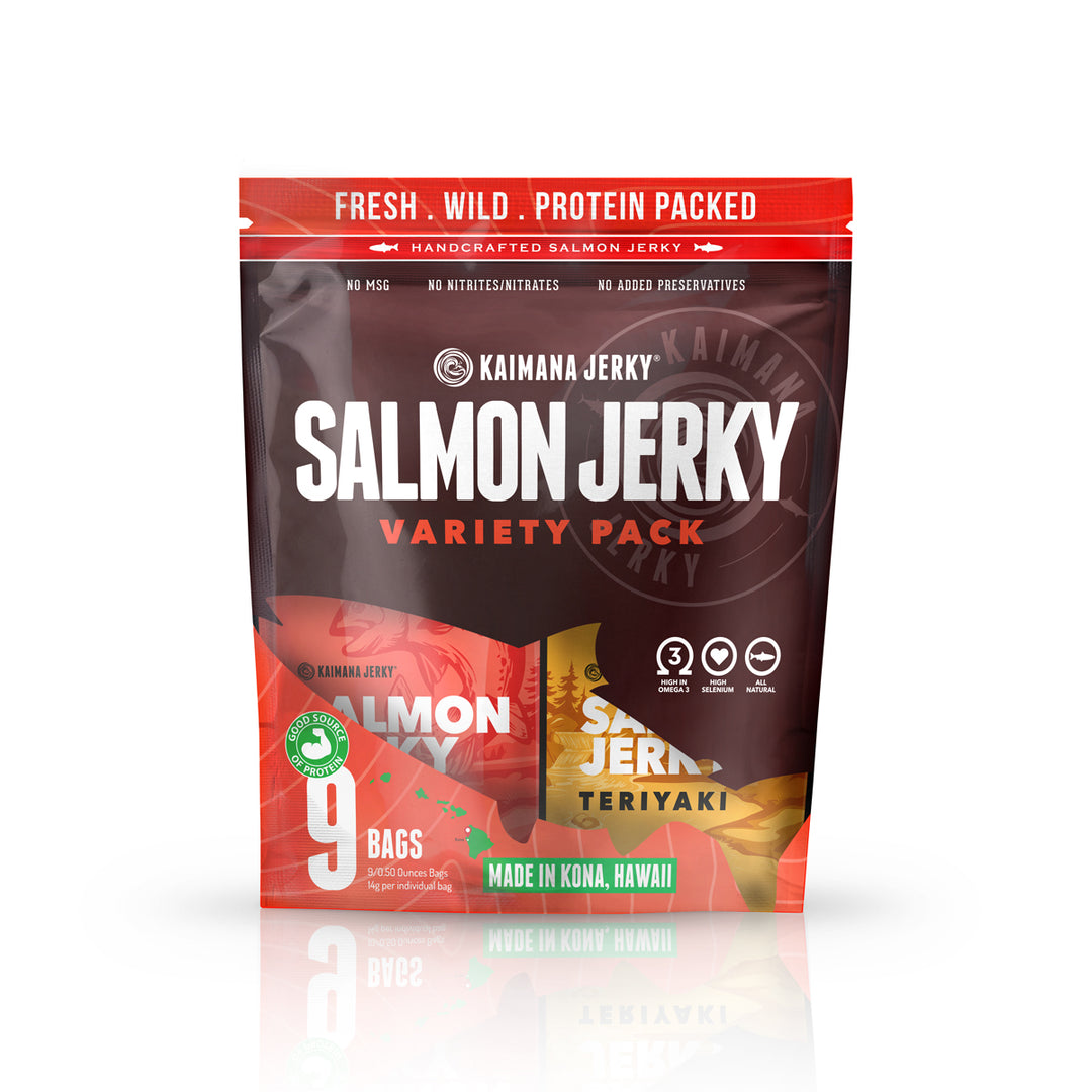 Salmon Jerky Variety Sampler Pack