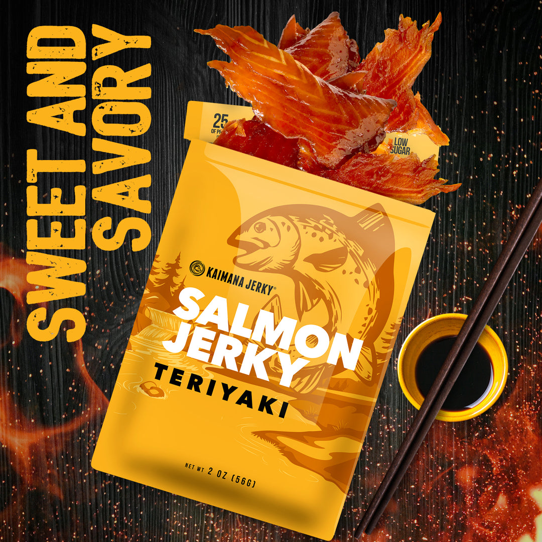 Teriyaki Salmon Jerky: Fish Jerky