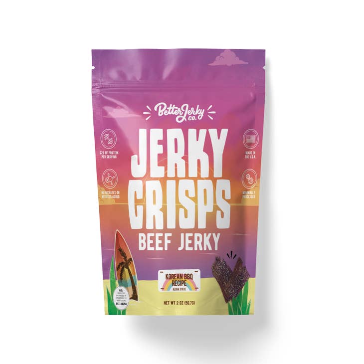 Hawaiian Style Korean BBQ Crispy Beef Jerky: Best Hawaiian Beef Jerky