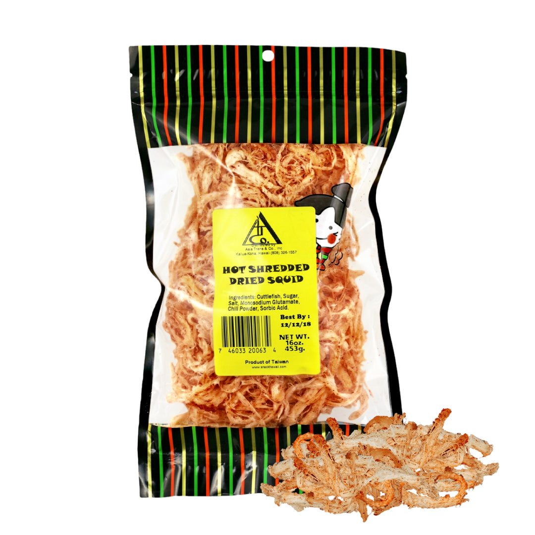 Spicy Hot Dried Cuttlefish Shredded Ika: Dried Squid