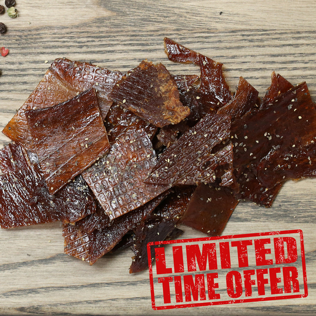 Hickory Smoked Original Ahi Tuna Jerky with Sesame Seeds