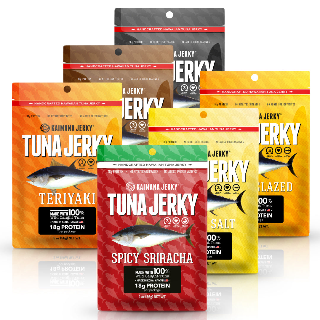 Ahi Tuna Variety 6-Pack: Best Ahi Tuna Fish Jerky