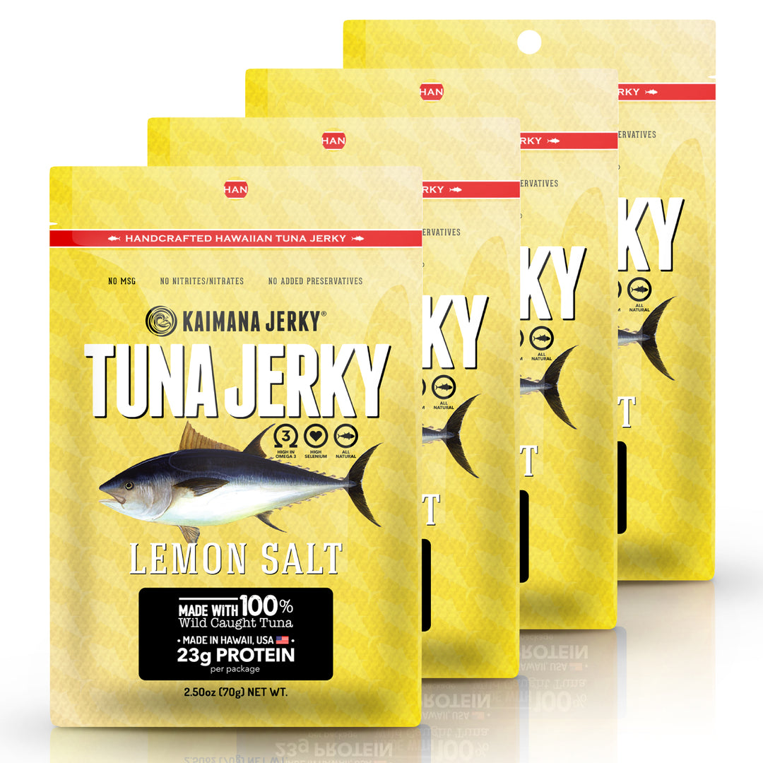 Lemon Salt Ahi Tuna Jerky (4 Pack)