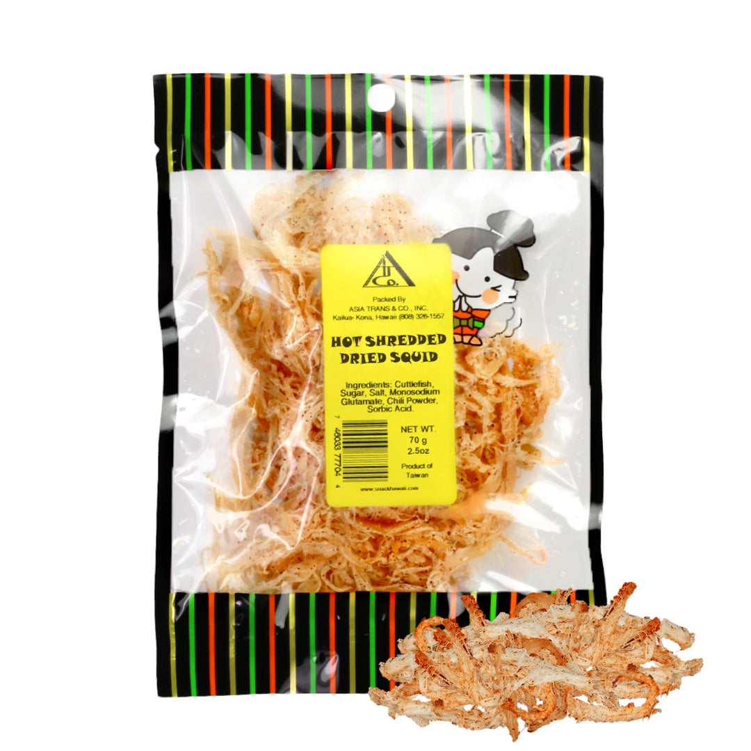 Spicy Hot Dried Cuttlefish Shredded Ika