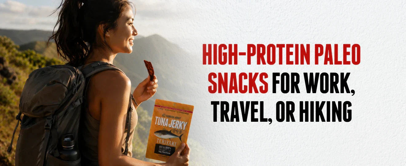 7 High-Protein Paleo Snacks for Work, Travel, or Hiking