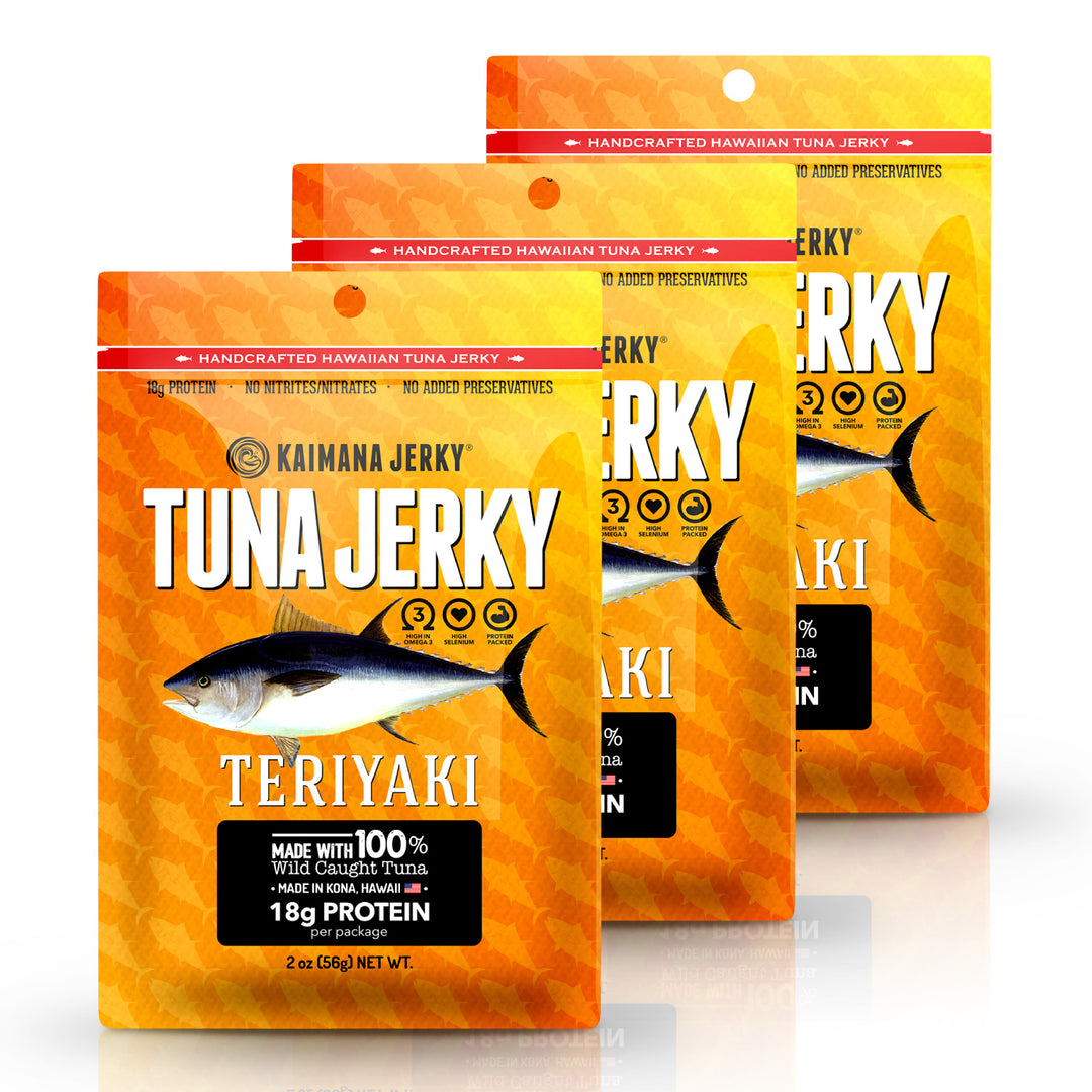 Teriyaki Ahi Tuna Jerky: Kaimana Jerky