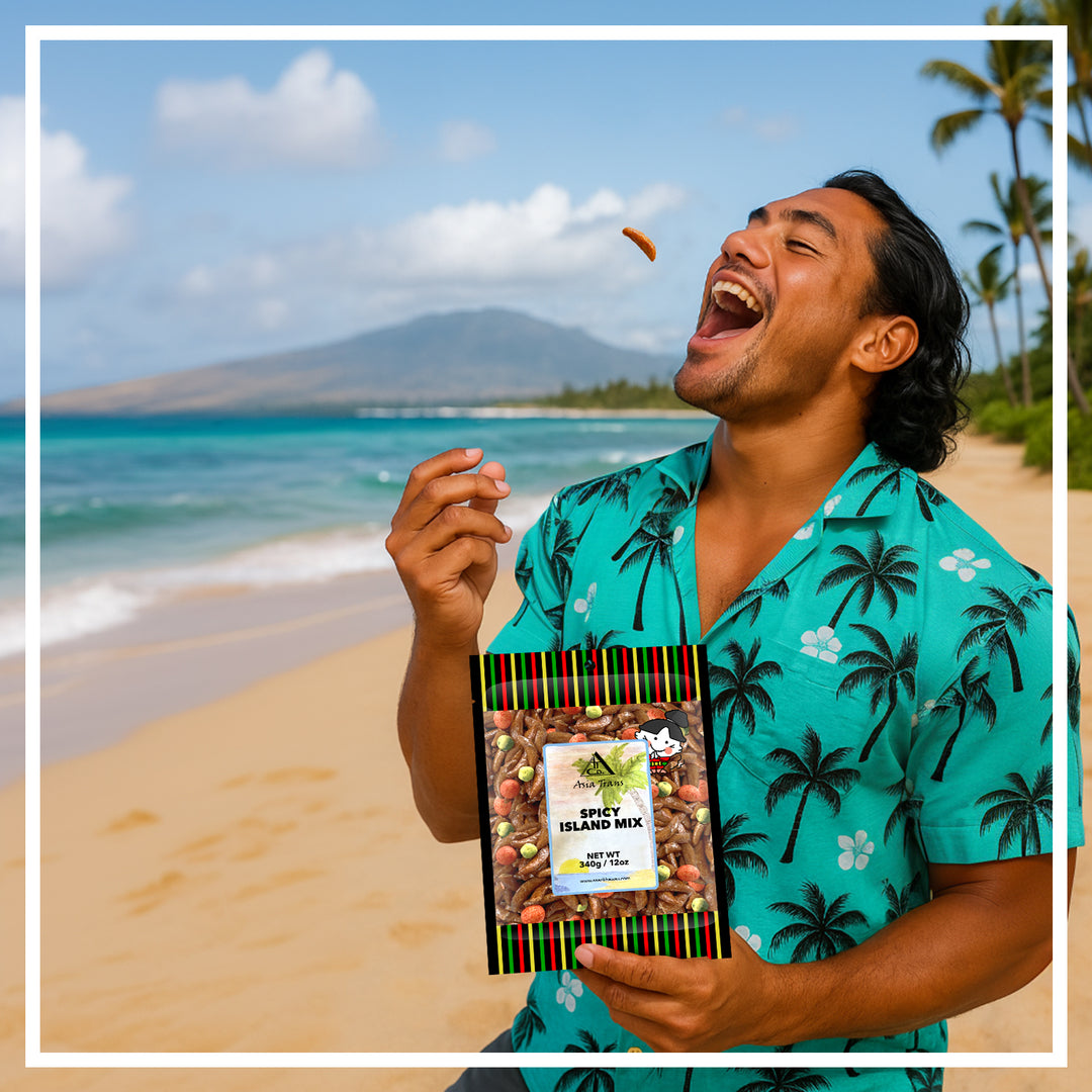 Spicy Island Mix Arare Rice Crackers