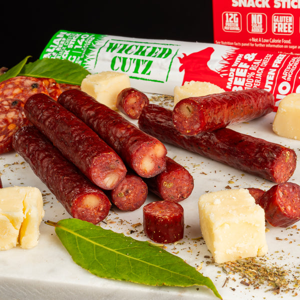 Wicked Cutz Italian Style Beef & Pepperjack Cheese Snack Stick - 3 Pack