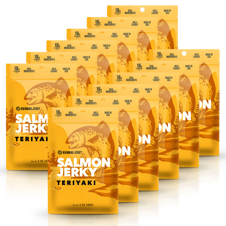 Teriyaki Salmon Jerky