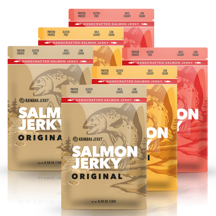 Salmon Jerky Variety Sampler Pack