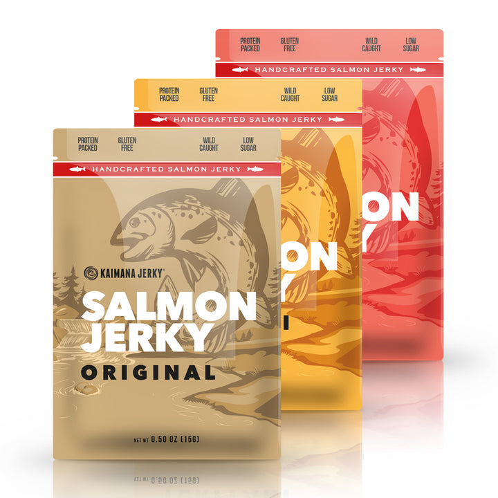 Salmon Jerky Variety Sampler Pack