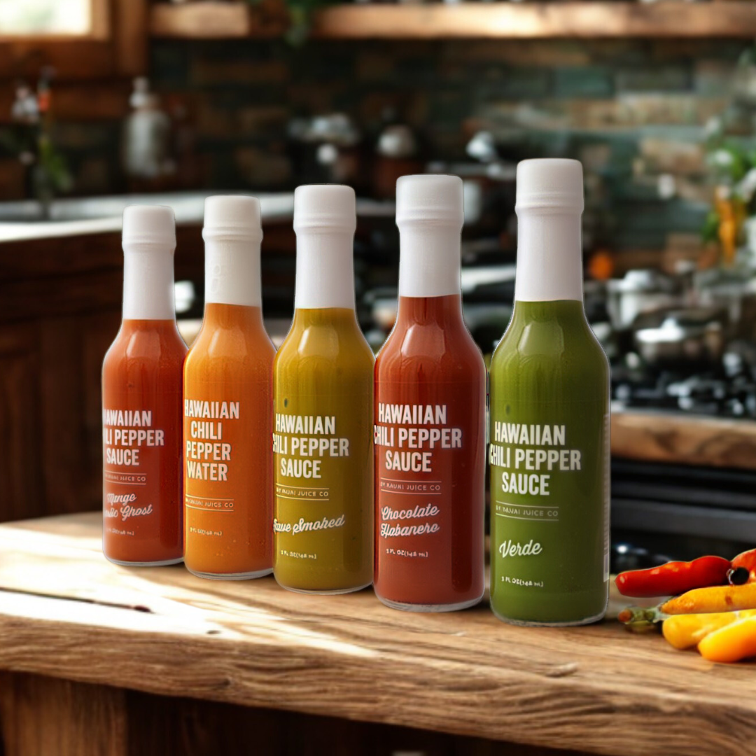 Hawaiian Hot Sauce Variety Pack by Kauai Juice Co.