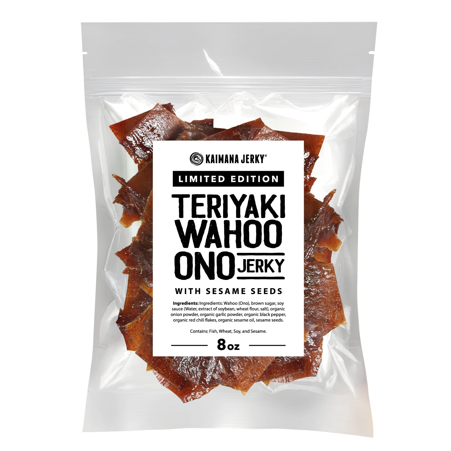 Teriyaki Wahoo Ono Fish Jerky