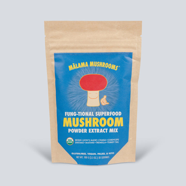 Malama Mushrooms 8 Mushroom Superfood Powder Mix