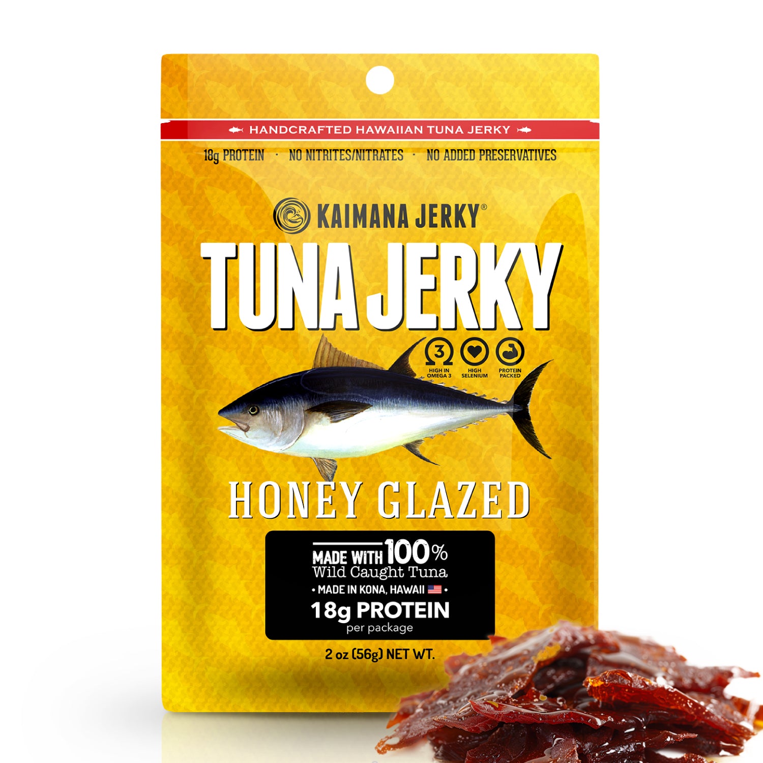 Honey Glazed Ahi Tuna Jerky (4 Pack)