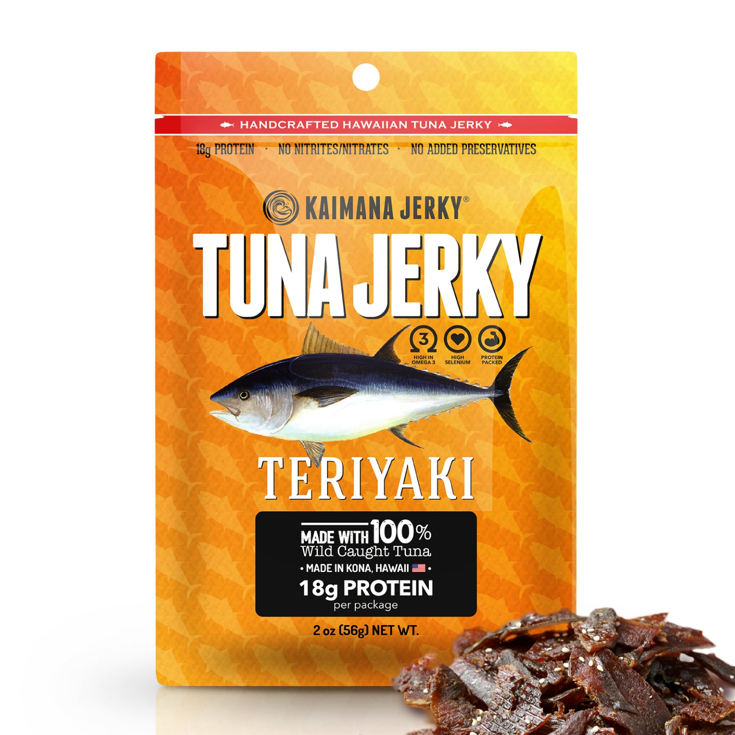 Teriyaki Ahi Tuna Jerky: Fish Jerky