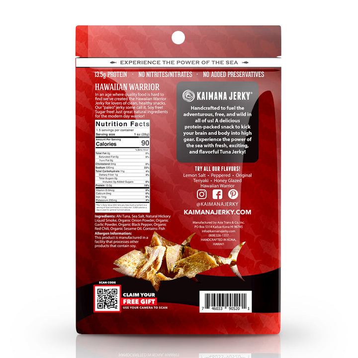 Hawaiian Warrior Ahi Tuna Jerky (4 Pack)