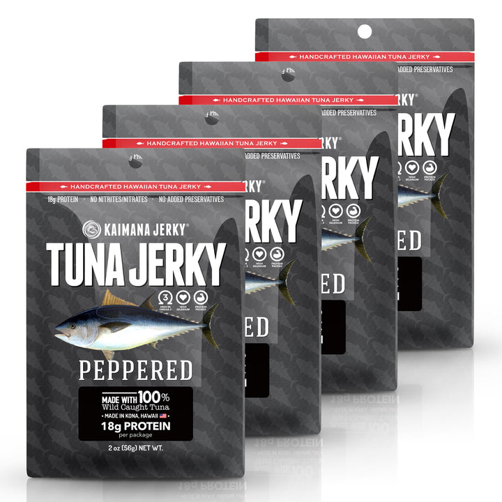 Peppered Ahi Tuna Jerky (4 Pack)