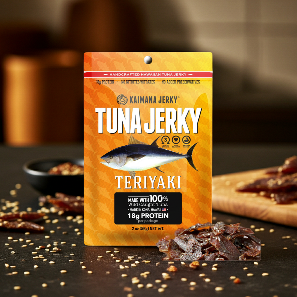 Teriyaki Tuna Jerky by Kaimana Jerky