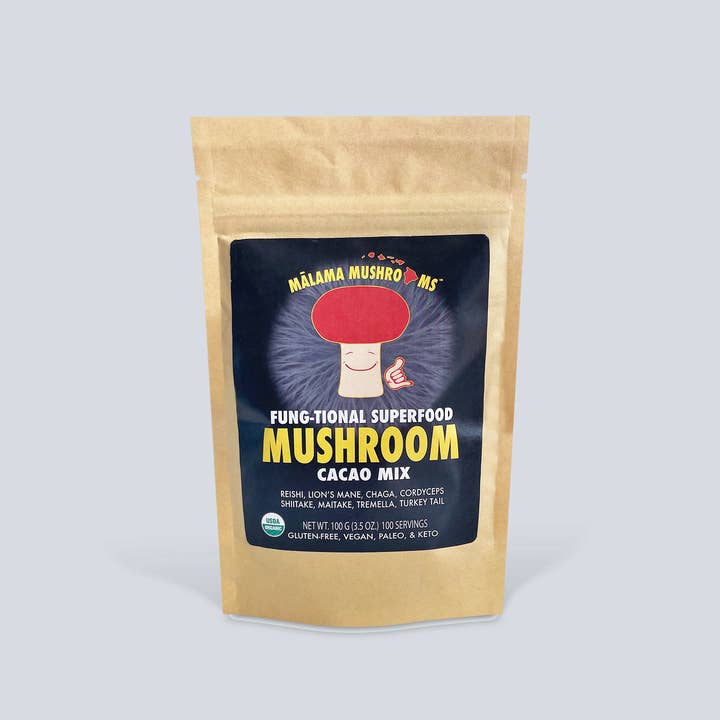 Malama Mushrooms 8 Mushroom Cacao Mix