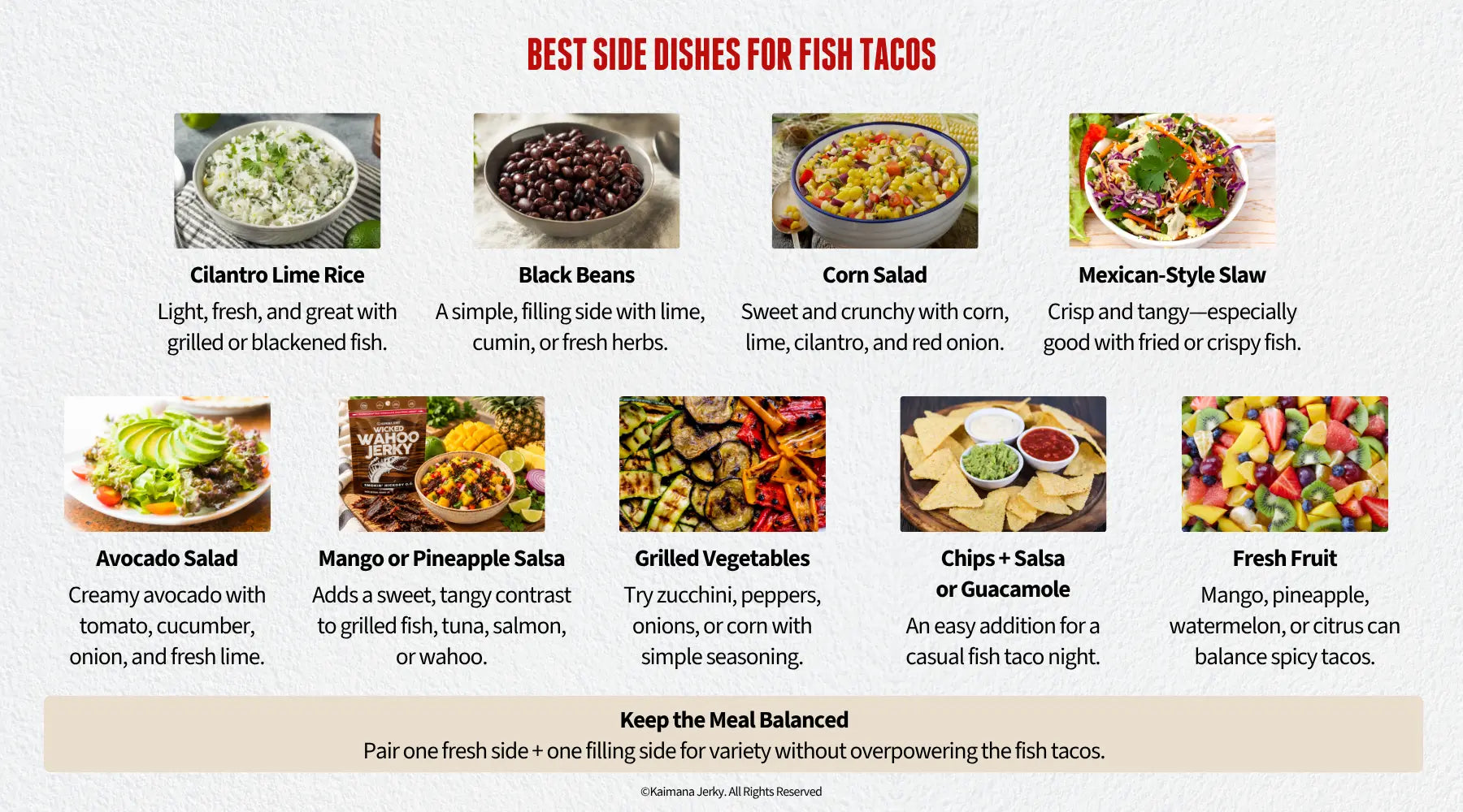 Best Side Dishes for Fish Tacos