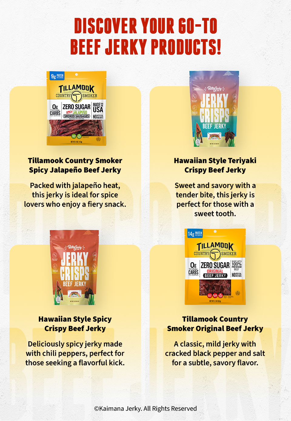 Beef Jerky Products