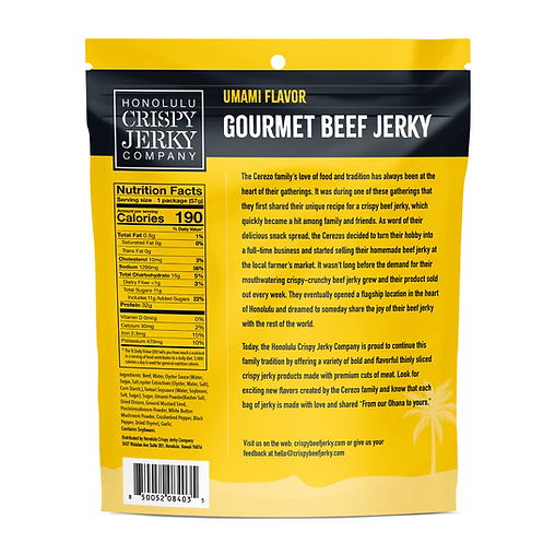 Honolulu Crispy Beef Jerky: Best Beef Jerky