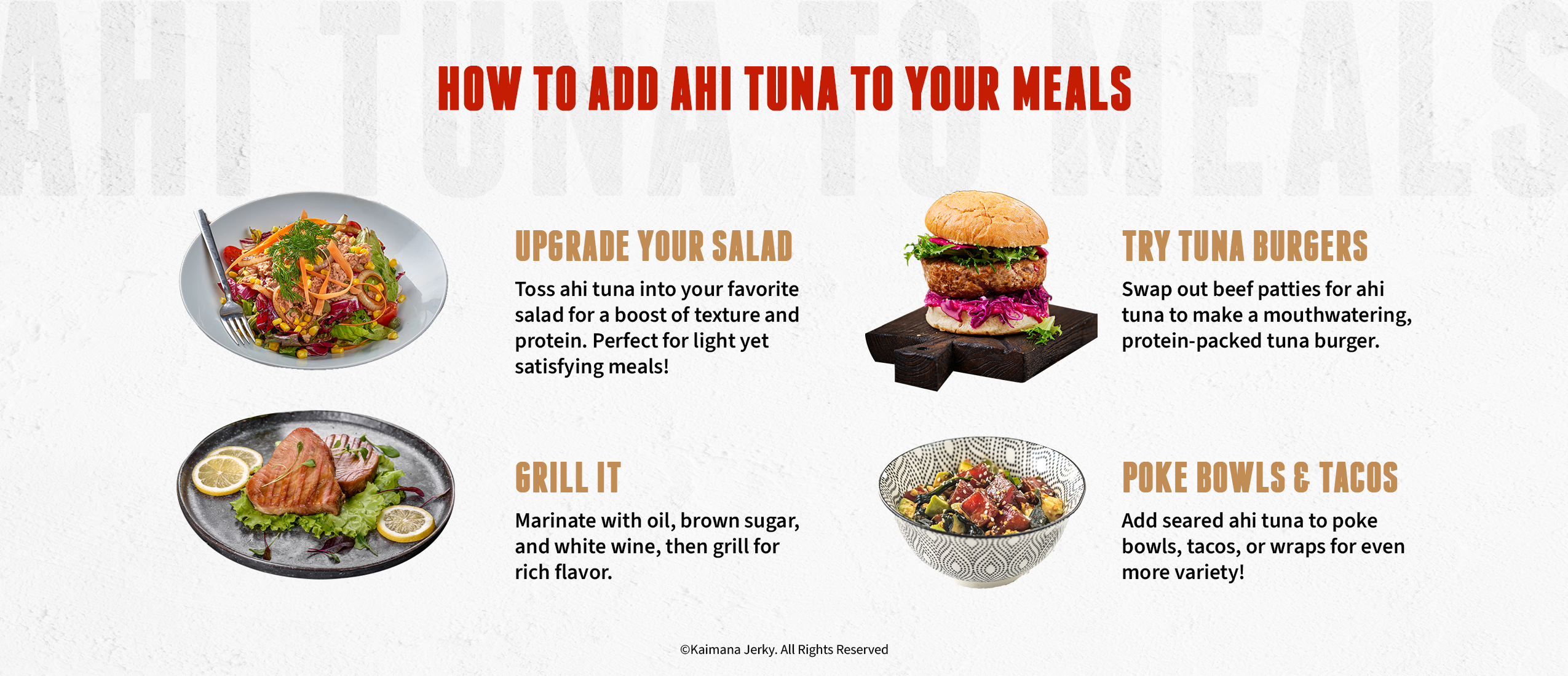 How to Add Ahi Tuna to Your Meals