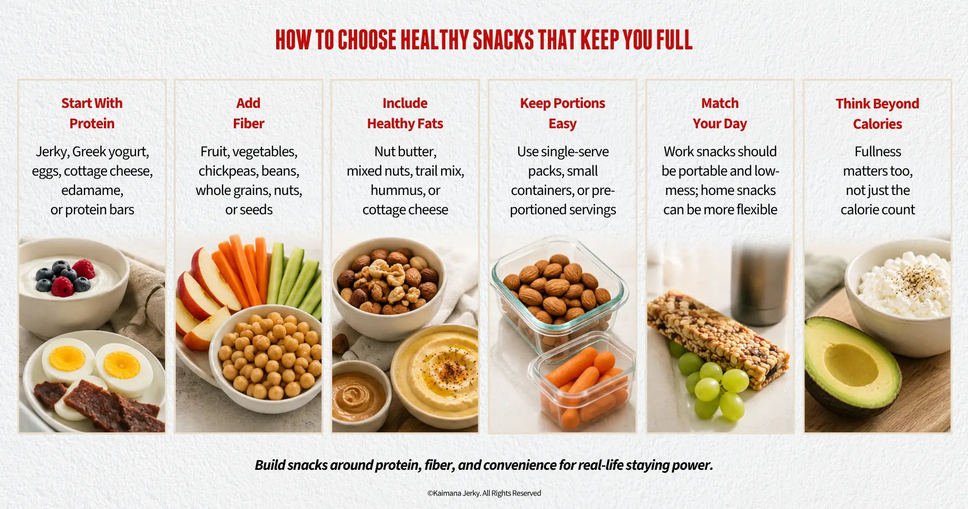 How to Choose Healthy Snacks That Keep You Full