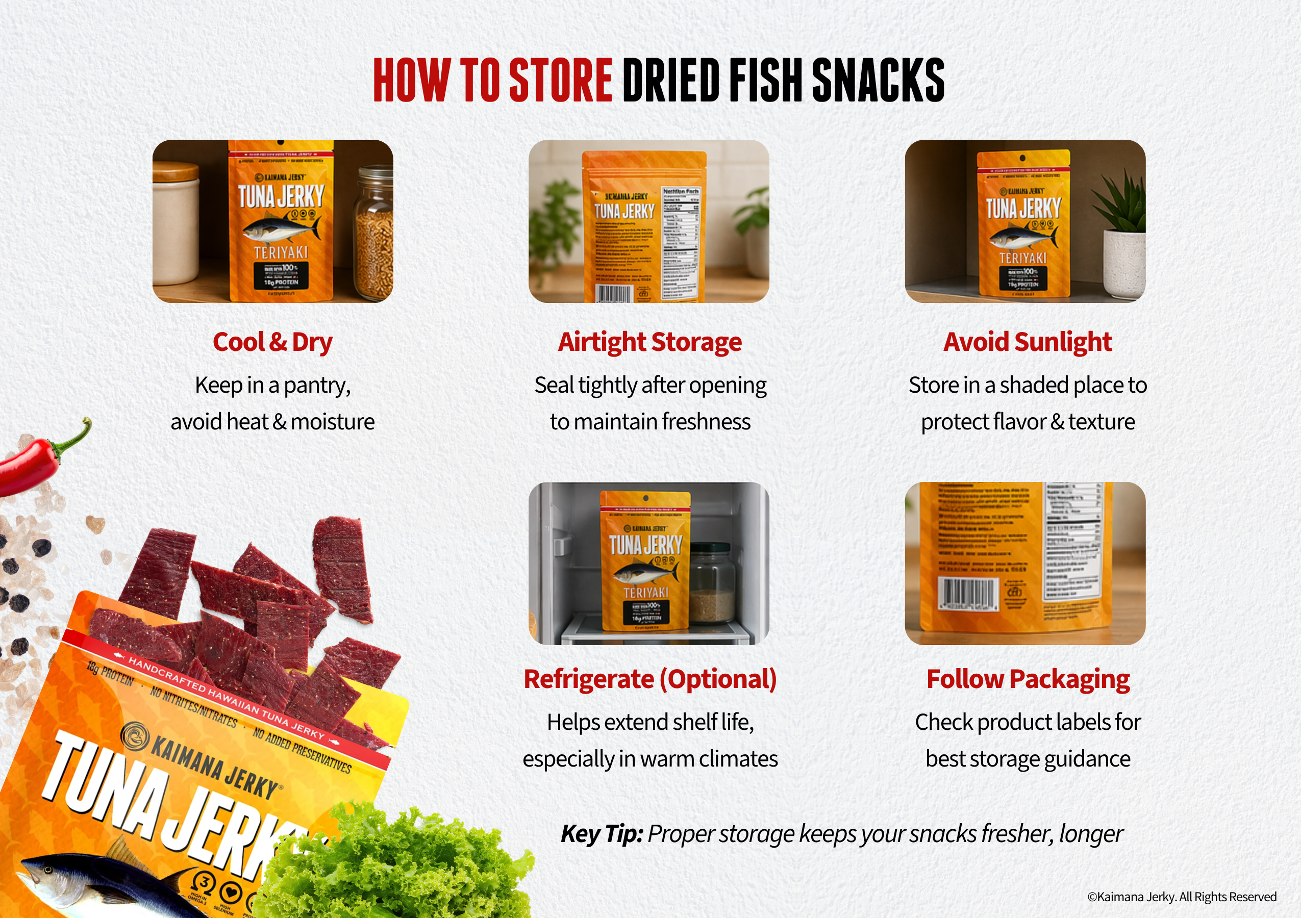 How to Store Dried Fish Snacks
