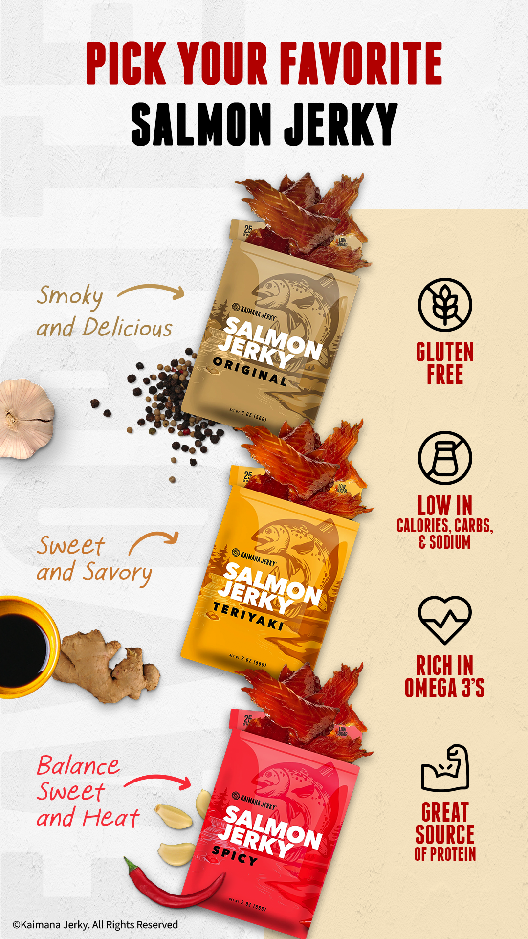 Pick Your Favorite Salmon Jerky