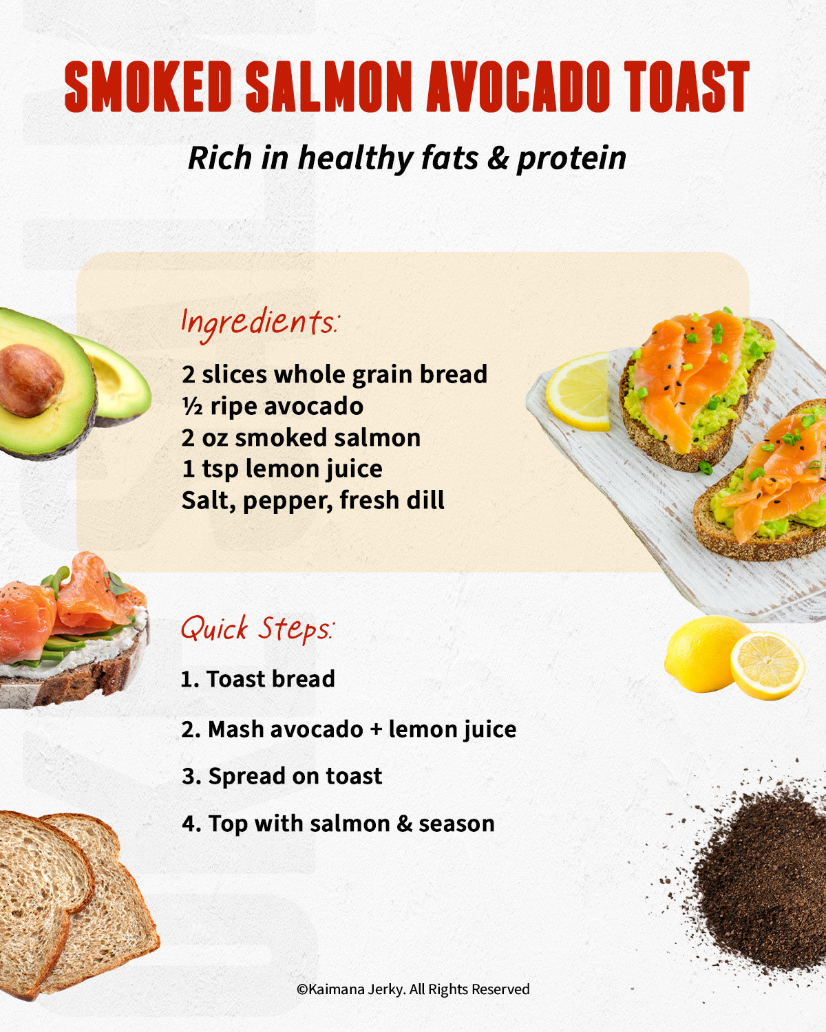 Smoked Salmon Avocado Toast