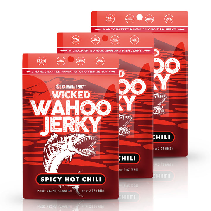 Spicy Hot Chili Wahoo Jerky Pack