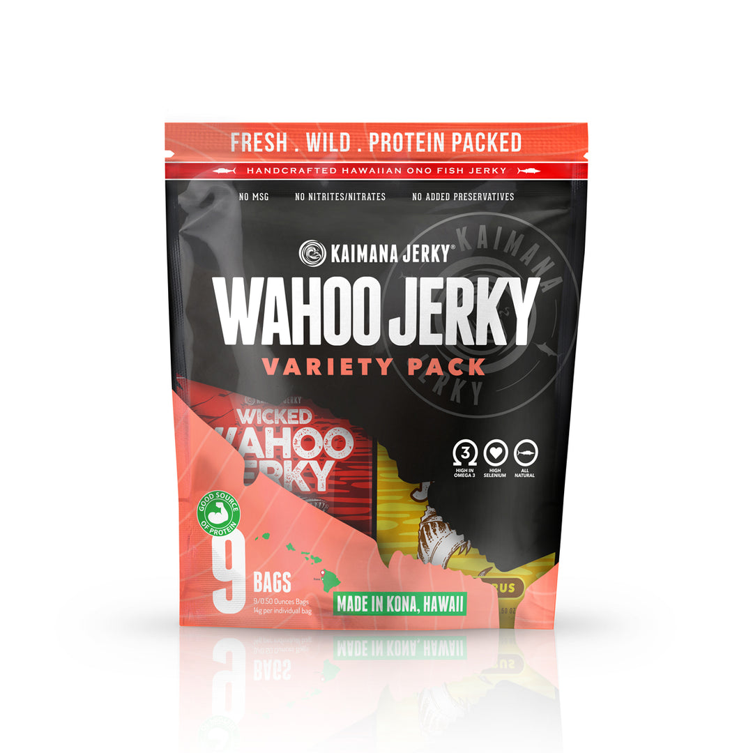 Wahoo Jerky Variety Sampler Pack