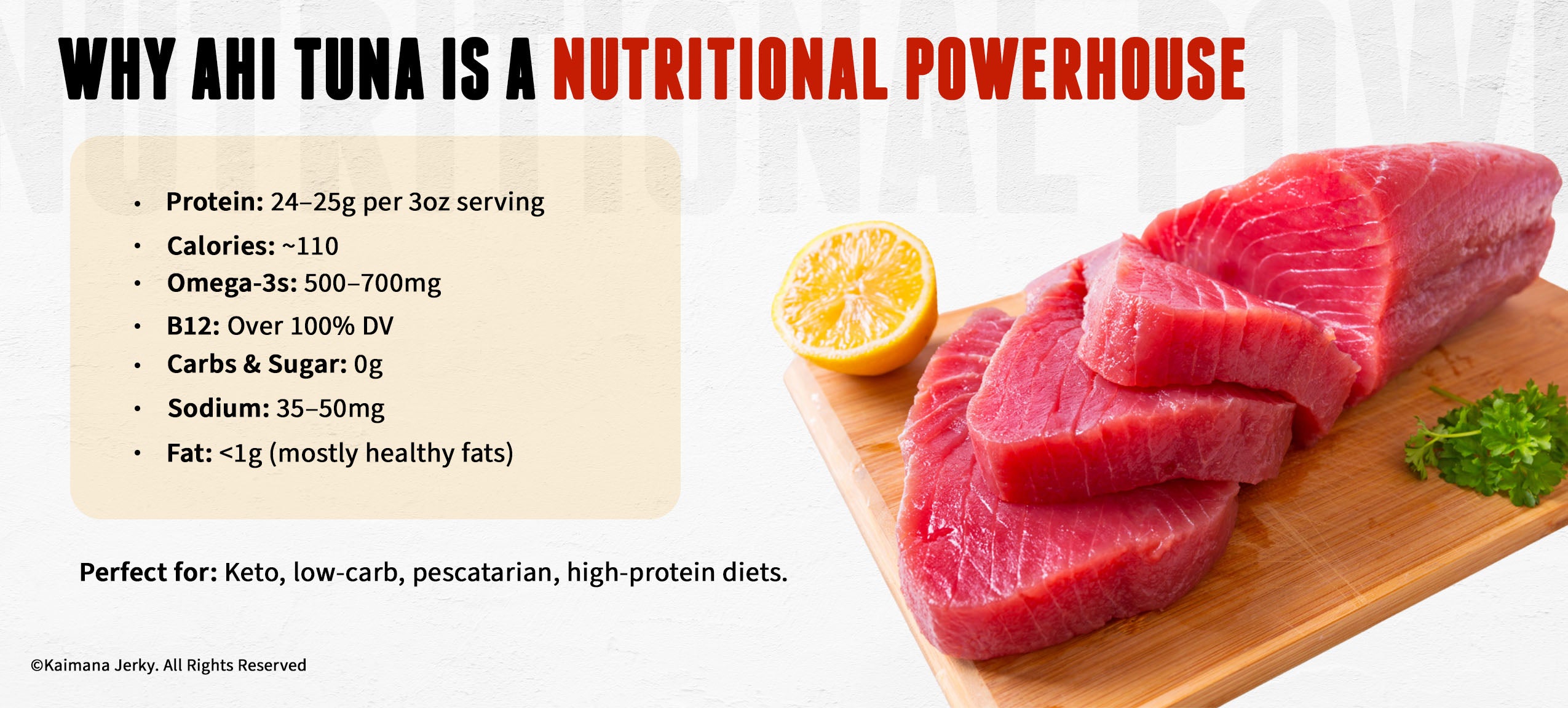 Why Ahi tuna is a nutritional powerhouse
