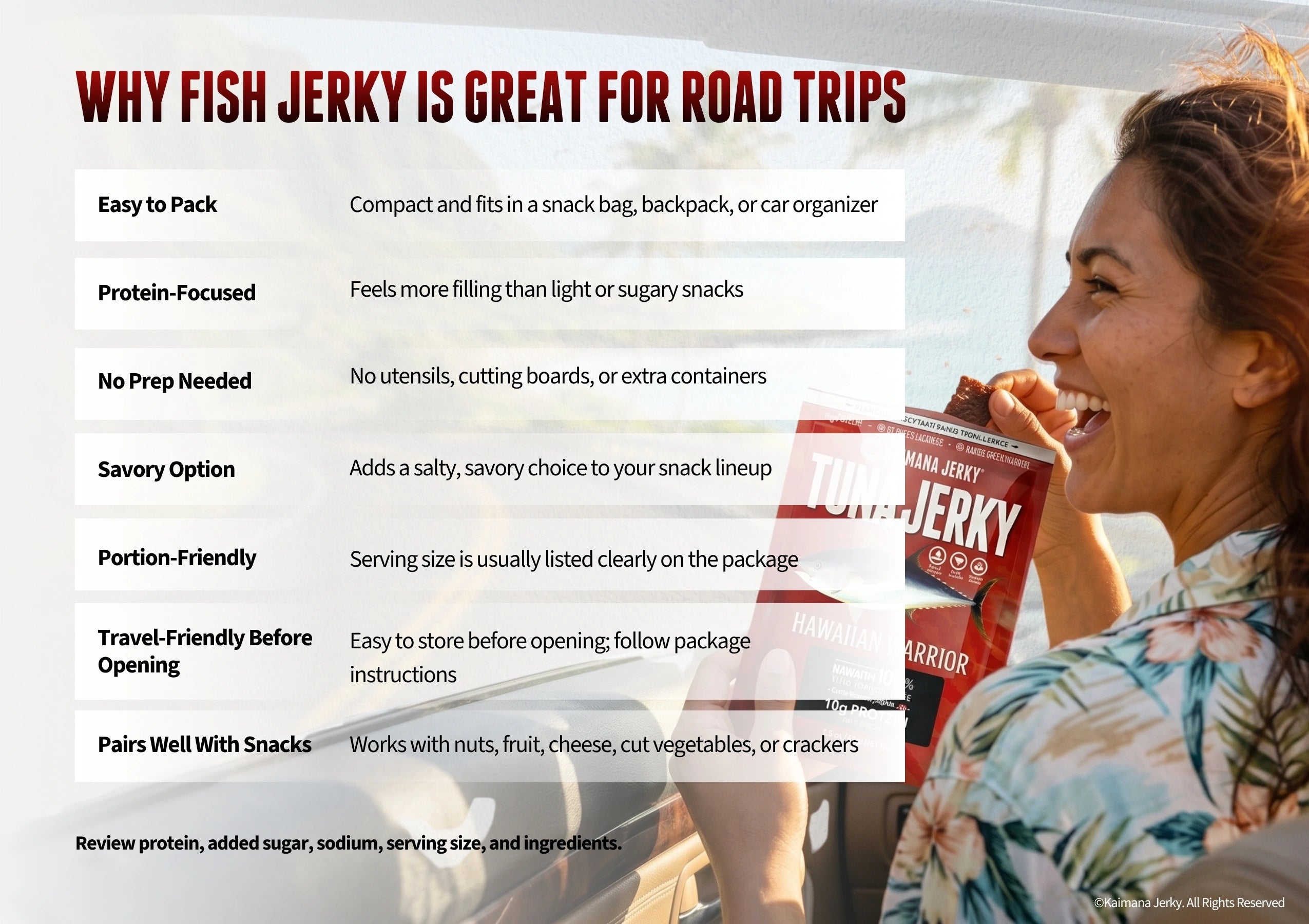 Why Fish Jerky Is Great for Road Trips