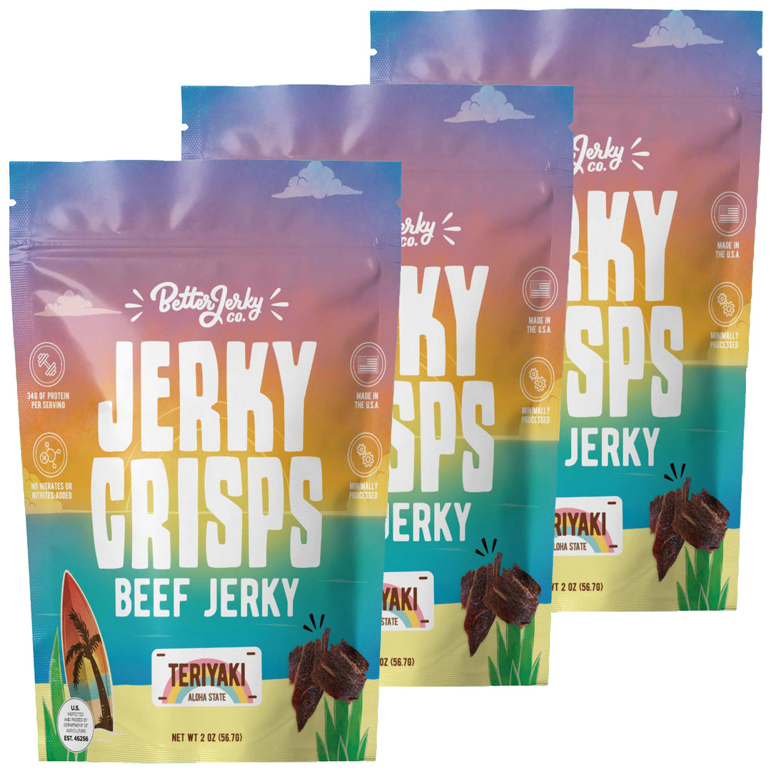 Hawaiian Style Teriyaki Crispy Beef Jerky