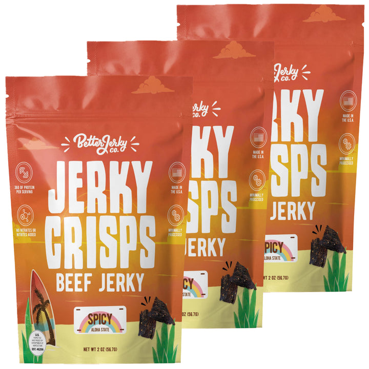 Hawaiian Style Spicy Crispy Beef Jerky