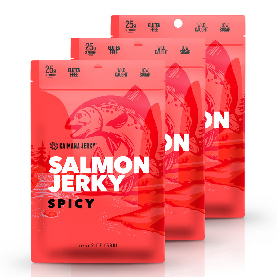 Shop Spicy Salmon Jerky Online at Kaimana Jerky
