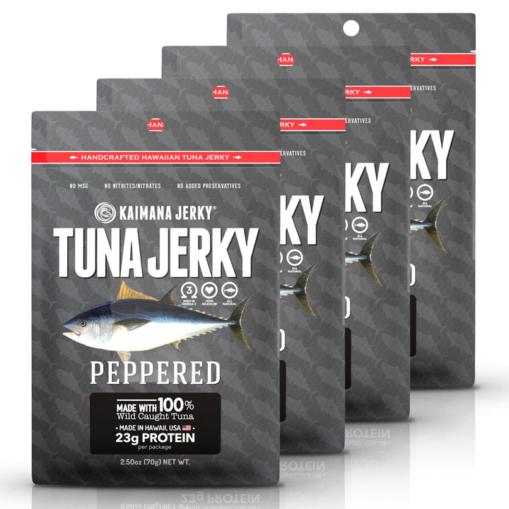 Peppered Ahi Tuna Jerky (4 Pack)