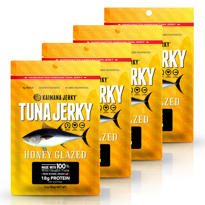 Honey Glazed Ahi Tuna Jerky (4 Pack)