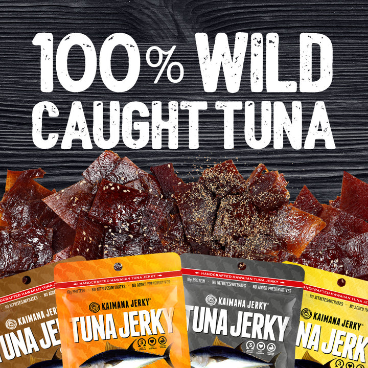Ahi Tuna Jerky - 4 Pack Variety Bundle