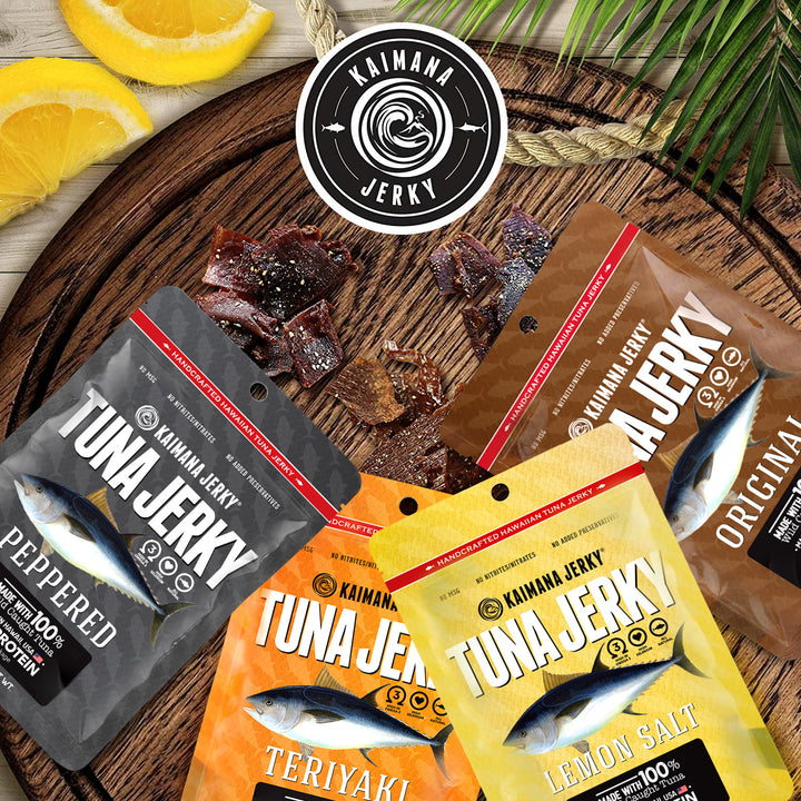 Ahi Tuna Jerky - 4 Pack Variety Bundle