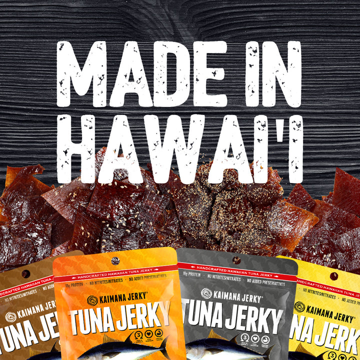 Ahi Tuna Jerky - 4 Pack Variety Bundle