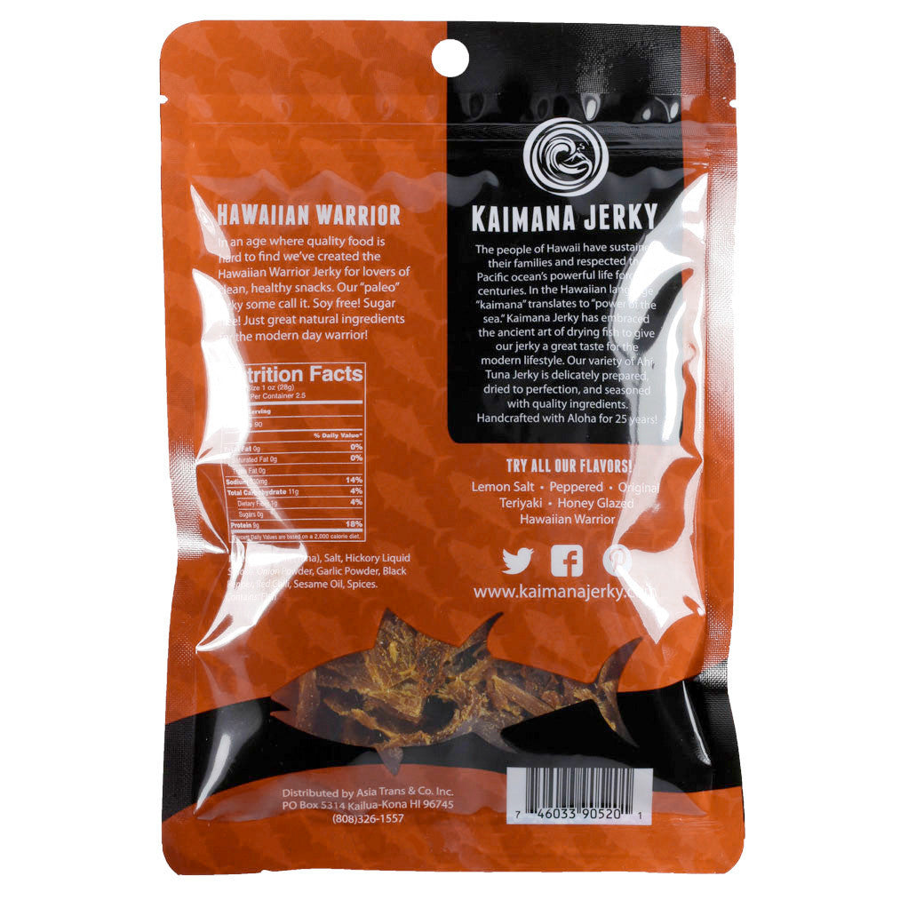 Hawaiian Warrior Ahi Tuna Jerky (4 Pack)