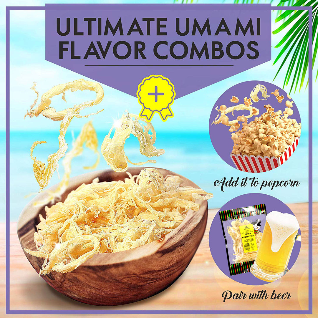 Dried Cuttlefish Shredded Ika: Dried Fish Snacks