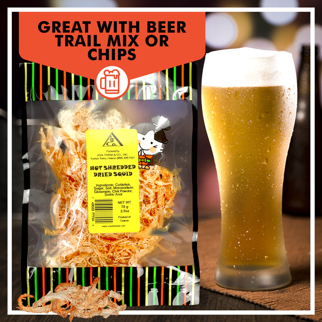 Spicy Hot Dried Cuttlefish Shredded Ika