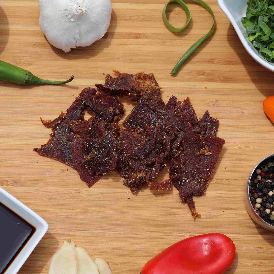 Garlic Pepper Ahi Tuna Jerky