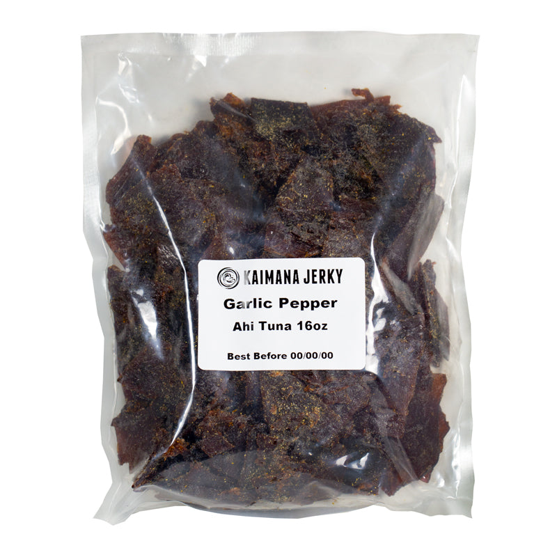 Garlic Pepper Ahi Tuna Jerky