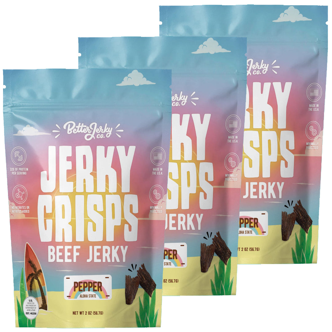 Hawaiian Style Pepper Crispy Beef Jerky: Best Beef Jerky